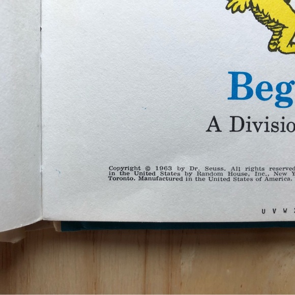 Vintage 1963 Beginner Books Dr. Seuss’s ABC Hardcover Childrens Book - Picture 5 of 12